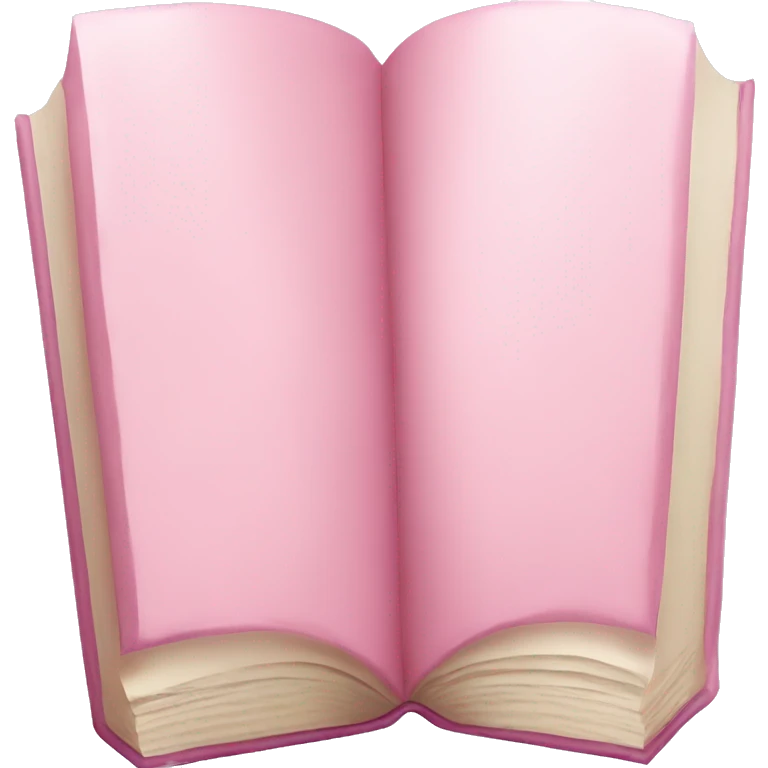 Pastel pink book emoji