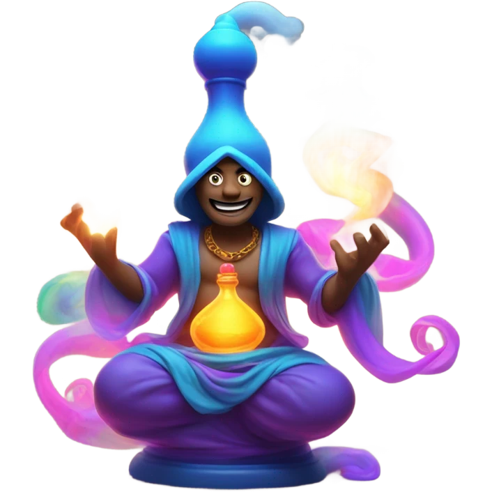 genie in bottle emoji