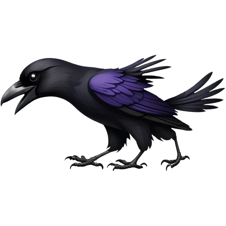 The ravens walk among us emoji