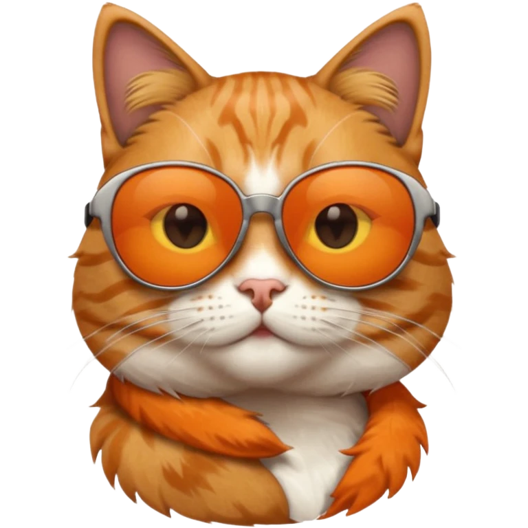 Cat wearing sunglasses emoji