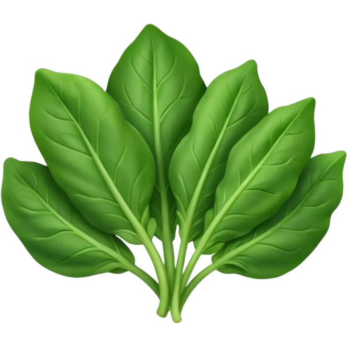 spinach/greens strength-support food emoji