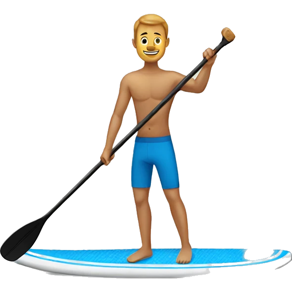 paddle board man  emoji