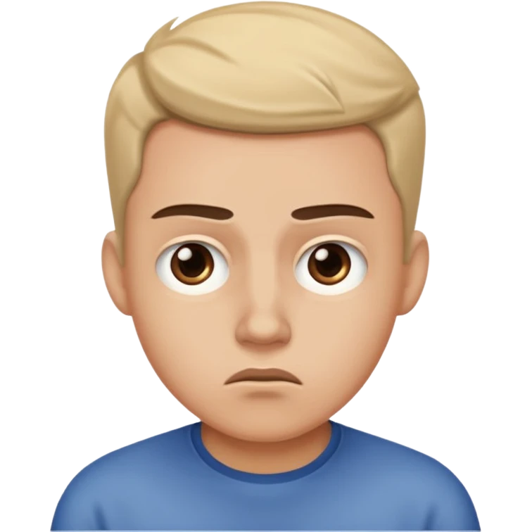 Confused face emoji