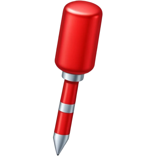 Epingle rouge emoji