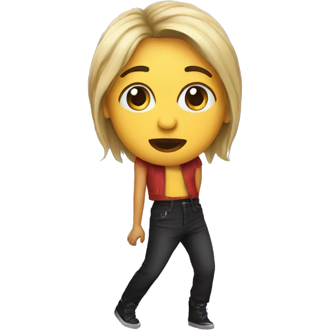  singer with a limp emoji