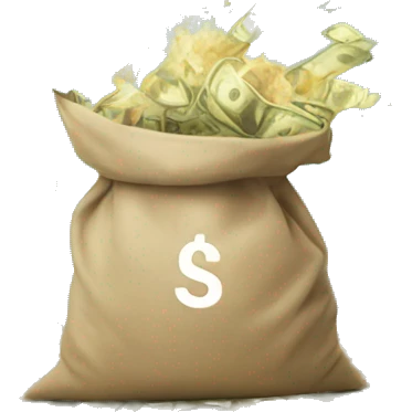 bags of cash exploding emoji