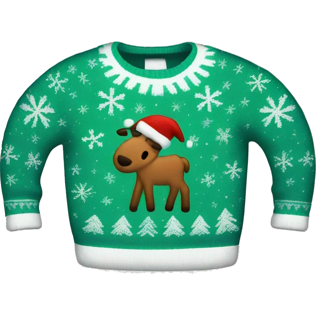 Christmas sweater emoji