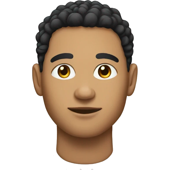 a lightskin man emoji