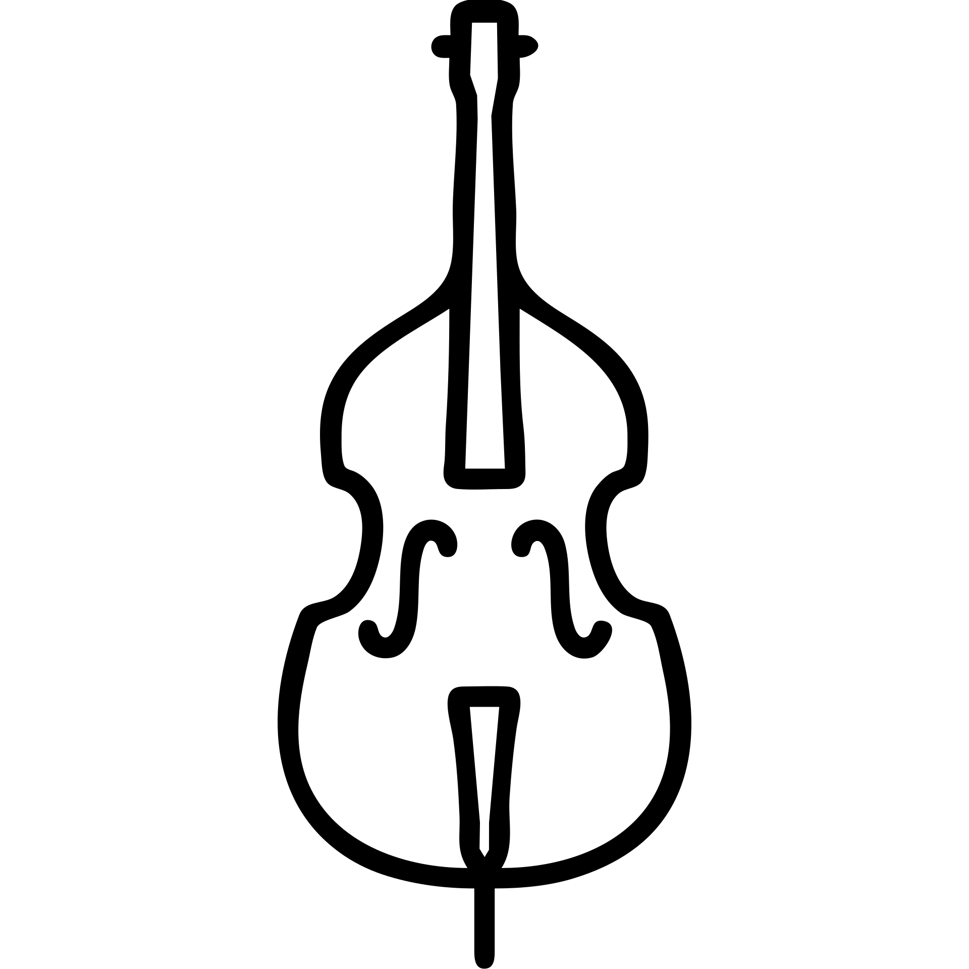 outlined double bass icon emoji