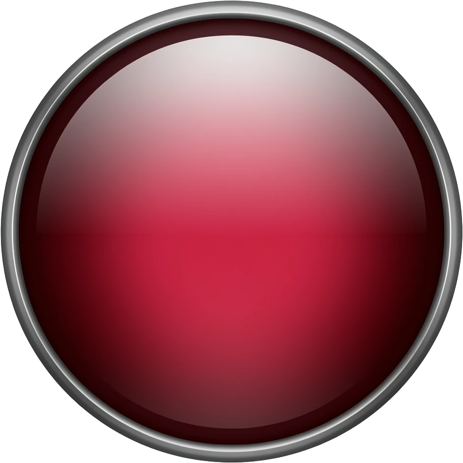 Round glass dark red circle emoji