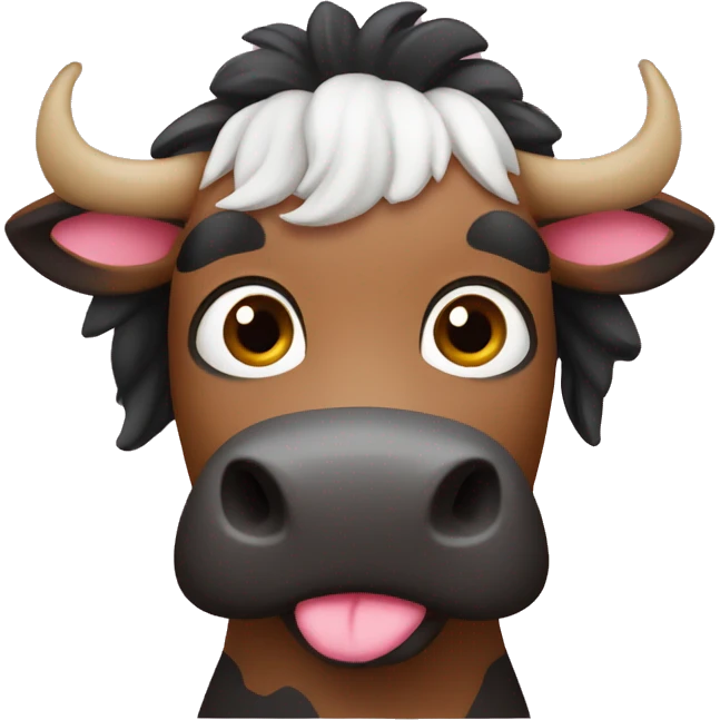 Vaca rosada emoji