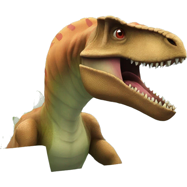 dinosaur in a control center emoji