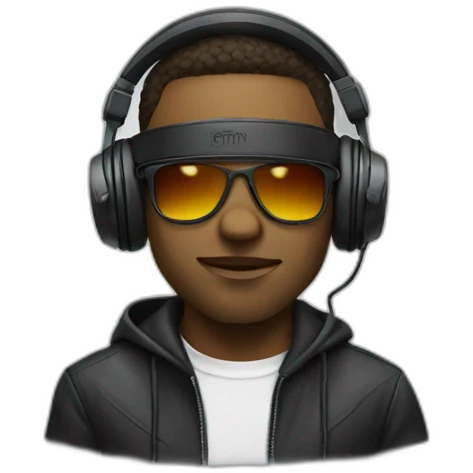 cool dj emoji