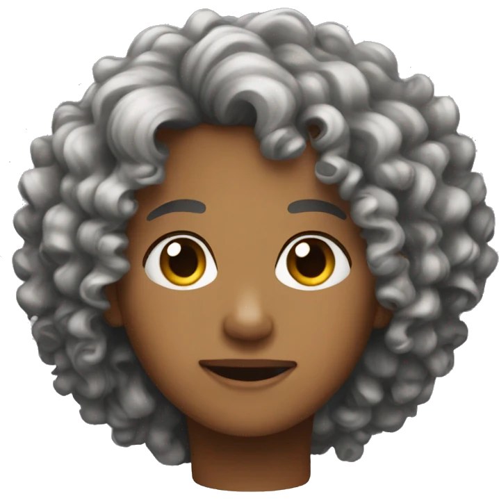curly hair  emoji