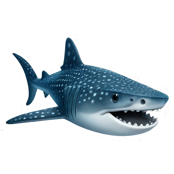 Whale shark emoji