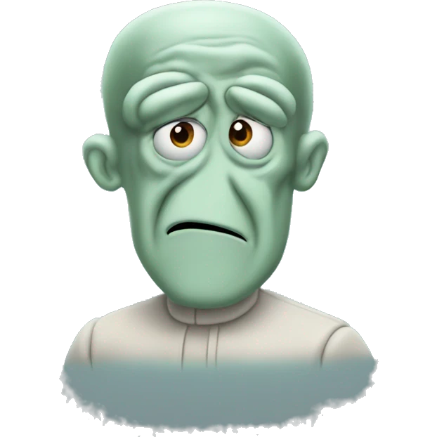 Squidward Meme emoji