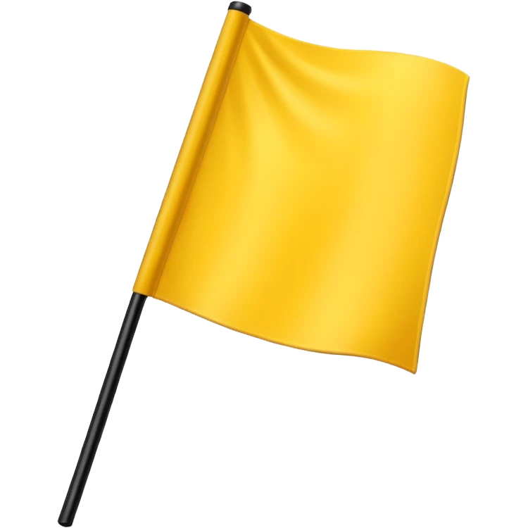 Create 2 yellow lined and 1 black lined flag emoji and put black line between yellow lines emoji