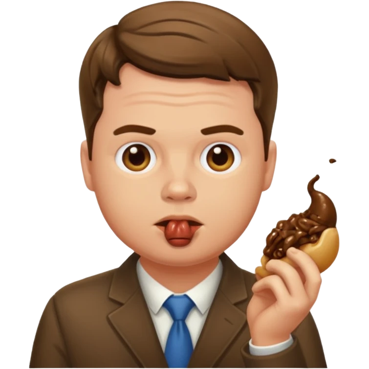 JD Vance eating poop emoji
