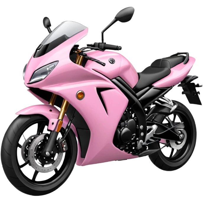 moto yamaha rosa emoji