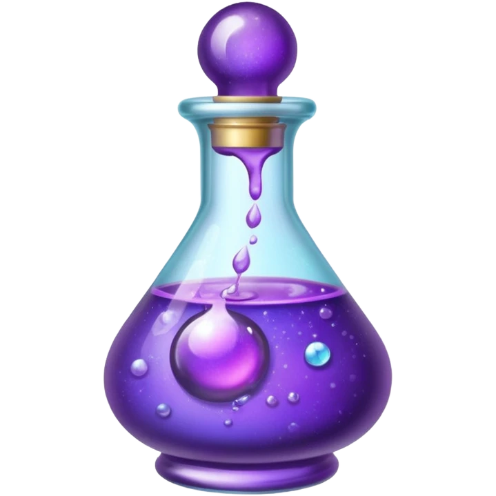purple potion and effect emoji