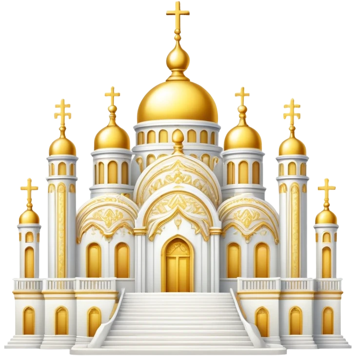 White and Golden Divine Holy Glorious Shiny Sparkly Scenic Scenery Deco emoji
