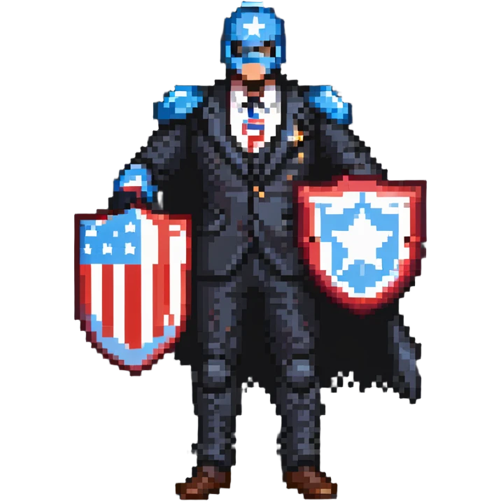 captain america superhero emoji
