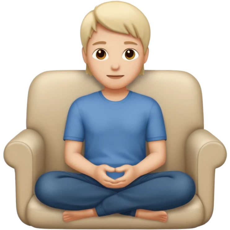 Sitting down  emoji