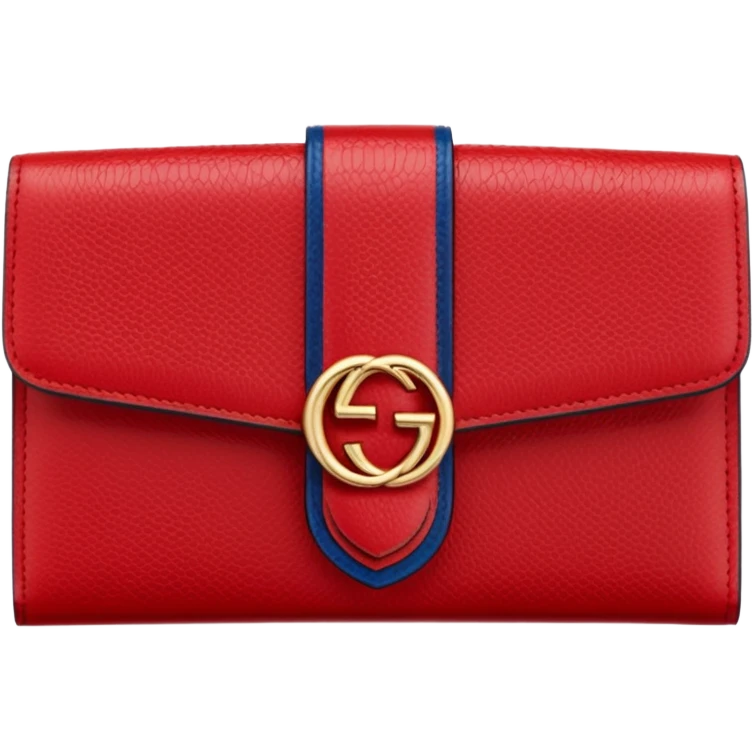 Cartera roja gucci emoji