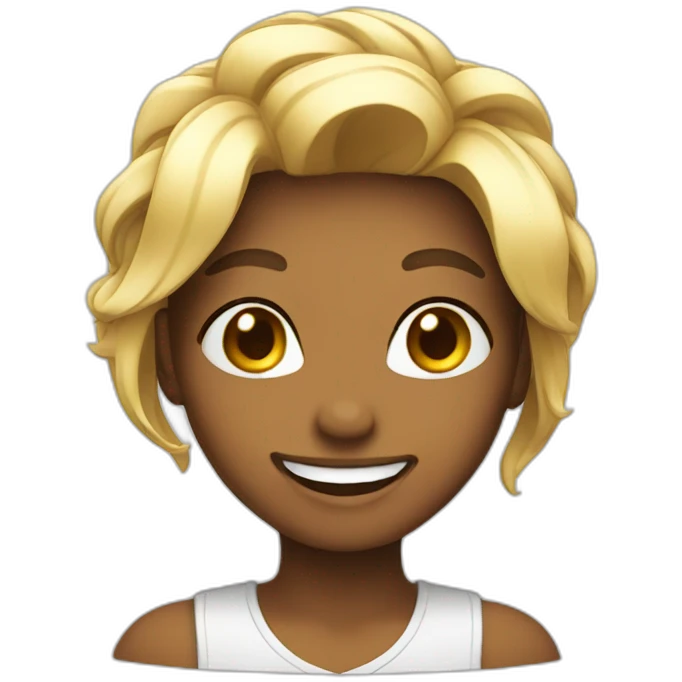Flirty smile emoji