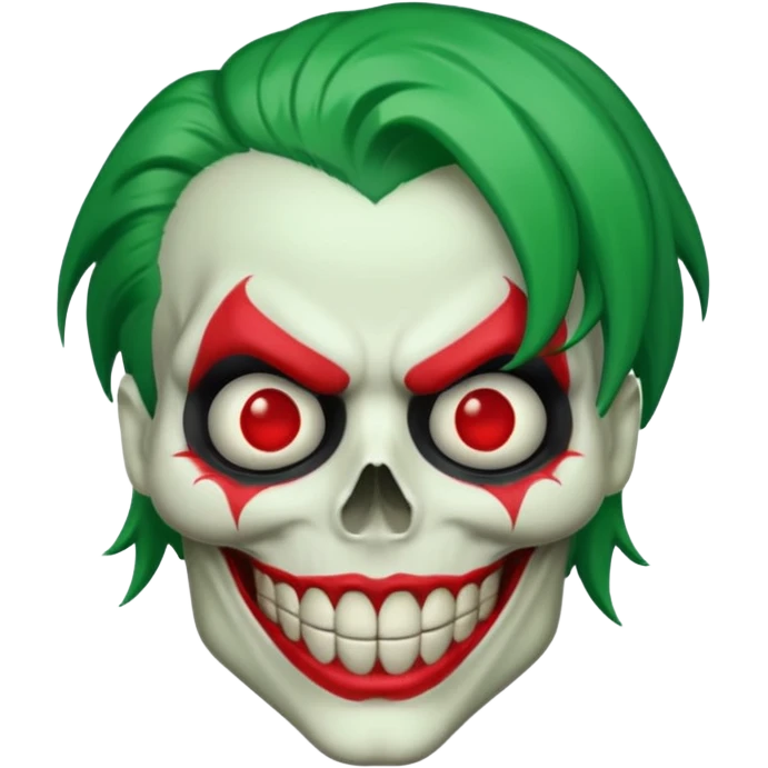 a skull like joker emoji