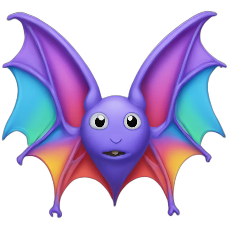 Puzzle Bat alas colours autism parts emoji