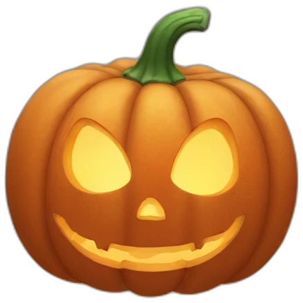 Halloween jack o lantern emoji
