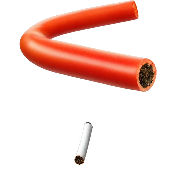 Tomato cigarette emoji