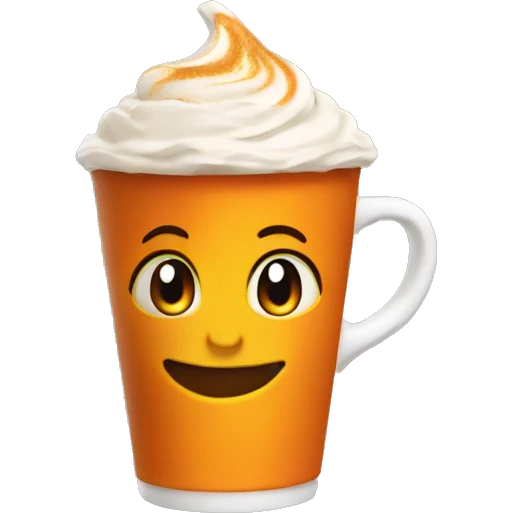 Pumpink spyce latte emoji