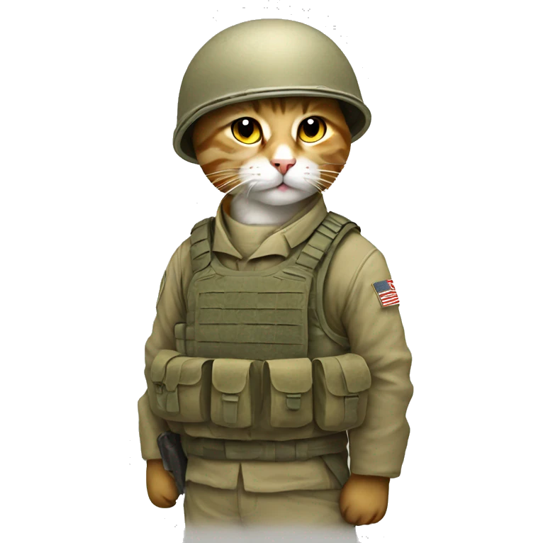 SOLDIER CAT emoji