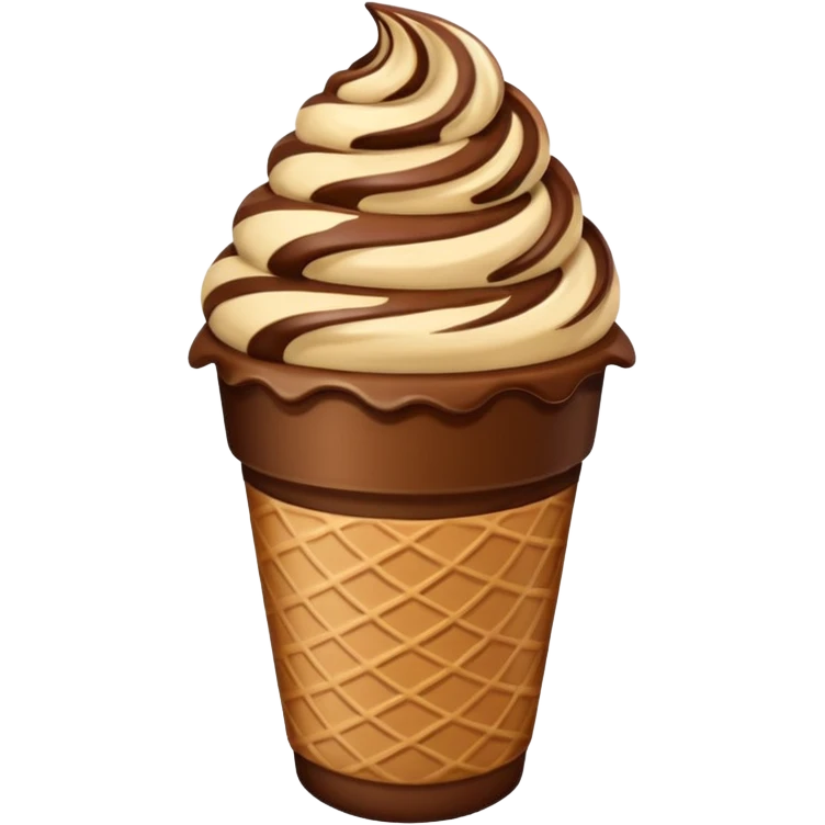  Mocha ice cream emoji