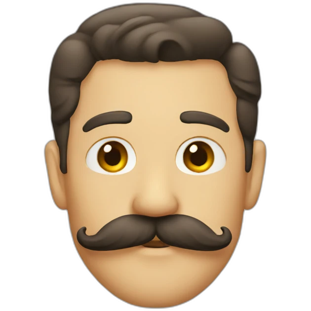 mustache emoji
