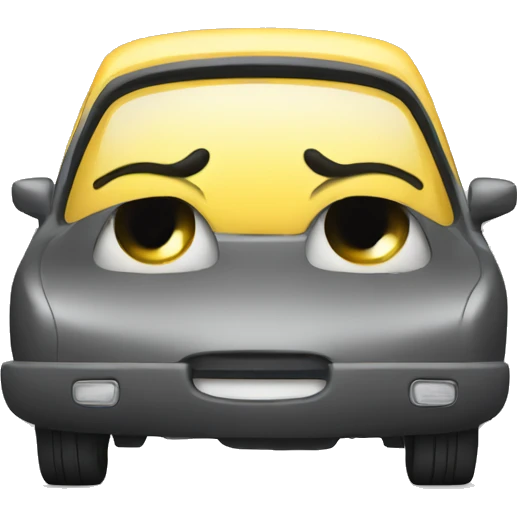 automobile emotion crying emoji