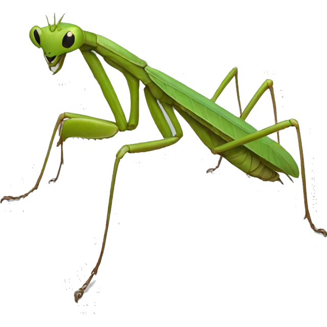 Preying mantis emoji