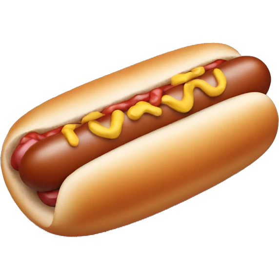 Dog like hot dog  emoji