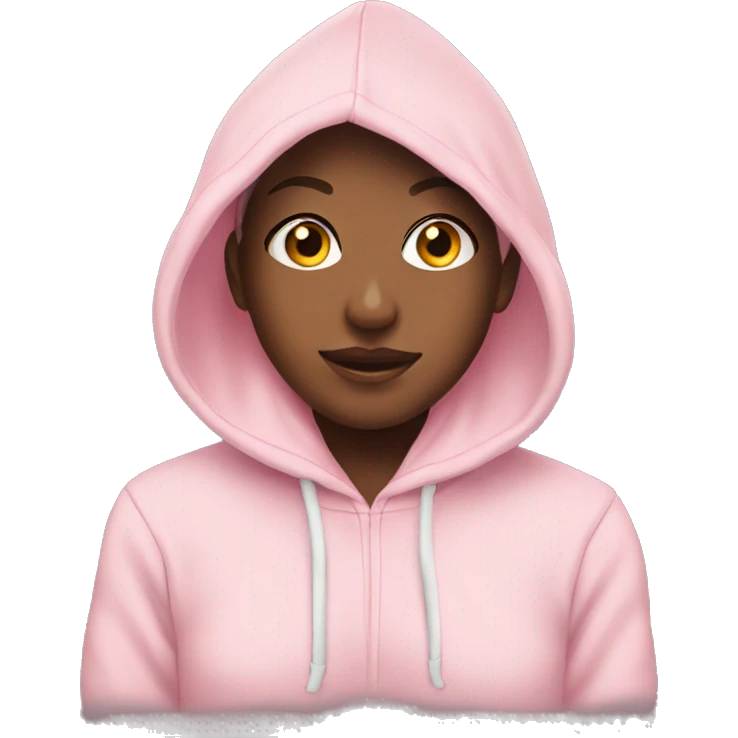 Light pink girly hoddie  emoji