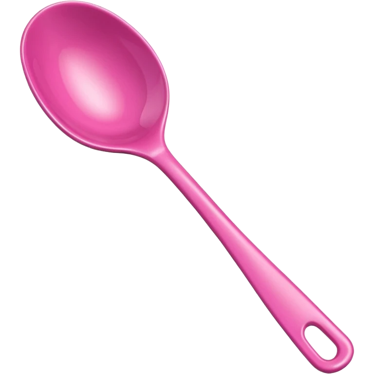 pink spoon emoji