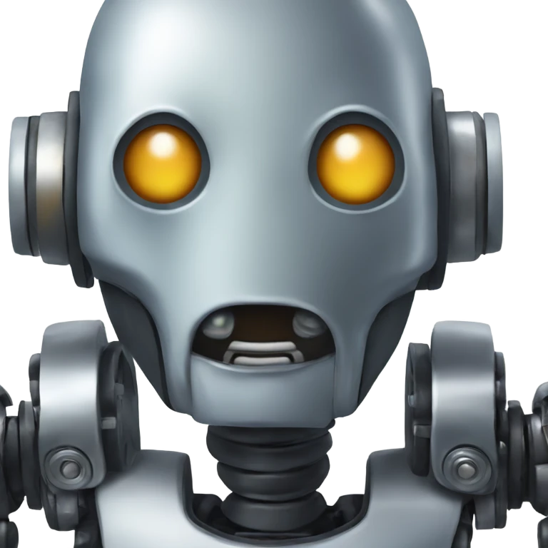 Malfunctioning robot emoji