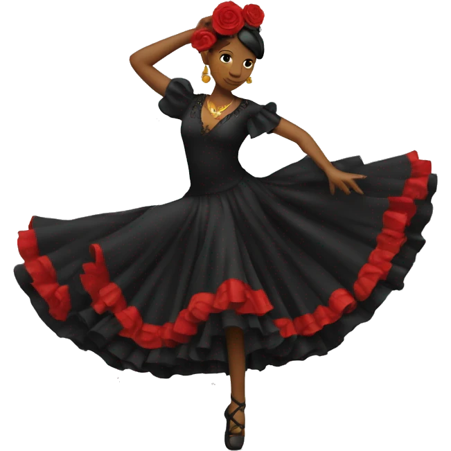 Flamenco dancer emoji