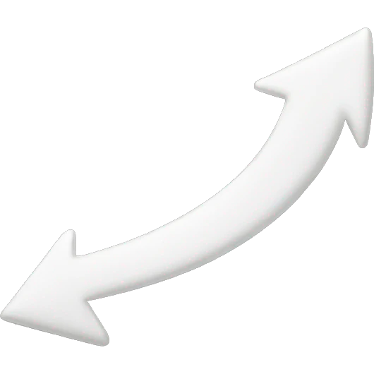white arrow emoji