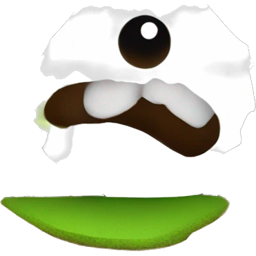 Log inside golf hole emoji