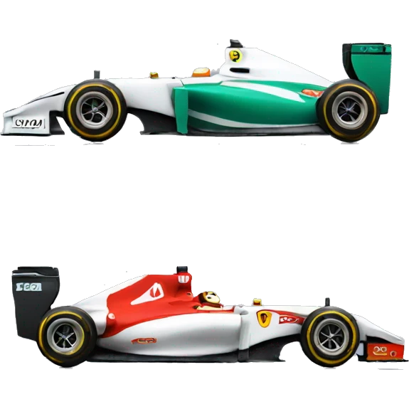 F1 race car emoji