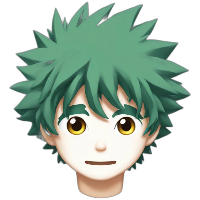 Izuku Midoriya from My hero academia emoji