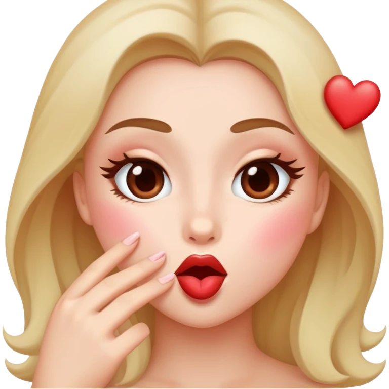 heart eyes with blowing kisses emoji