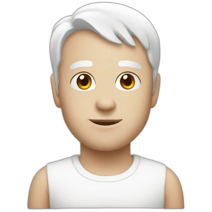Big white emoji